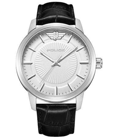 Police Ρολόι Μπαταρίας με Μαύρο Δερμάτινο Λουράκι PEWJA2227409