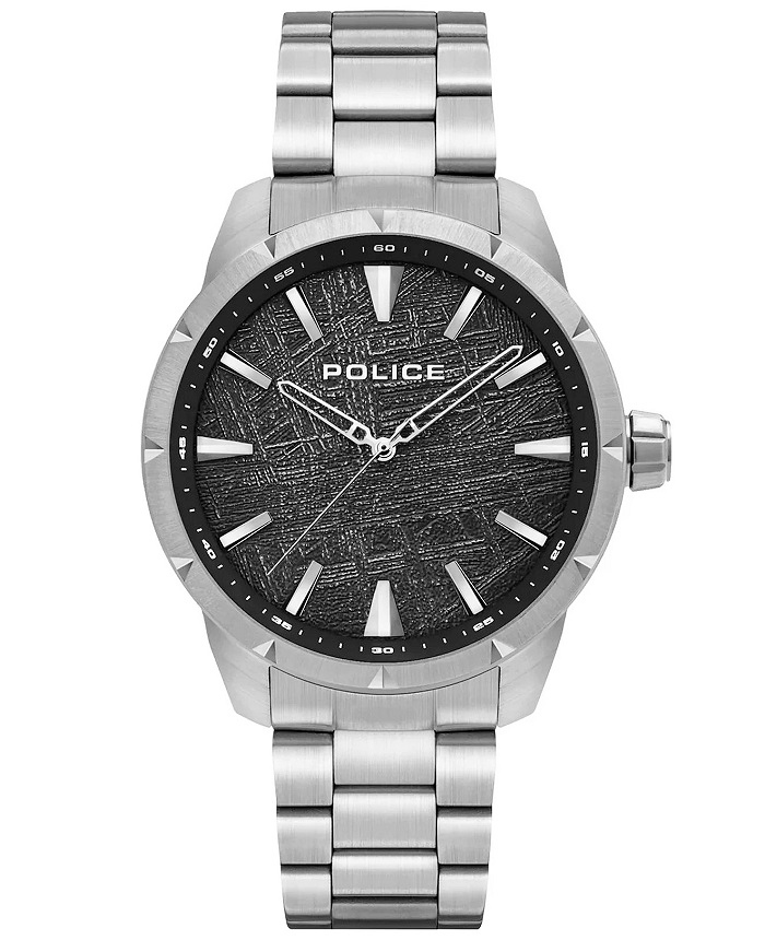 Police Pendry Roloi Batarias me Asimi Metalliko Brasele PEWJG2202901