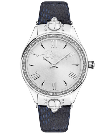 Police Ρολόι Μπαταρίας με Μπλε Δερμάτινο Λουράκι PEWLA2109503