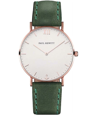Paul Hewitt Sailor Line Ρολόι Μπαταρίας με Πράσινο Δερμάτινο Λουράκι PH-6455181K