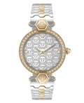 Philipp Plein Couture Roloi Batarias me Xruso / Asimi Metalliko Brasele PWEAA0521
