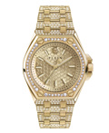 Philipp Plein Extreme Lady Roloi Batarias me Xruso Metalliko Brasele PWJAA0822