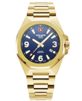 Swiss Alpine Military by Grovana Roloi Batarias me Xruso Metalliko Brasele SAM7005.1115