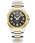 Swiss Alpine Military by Grovana Roloi Batarias me Xruso / Asimi Metalliko Brasele SAM7005.1147