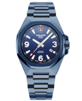 Swiss Alpine Military by Grovana Roloi Batarias me Ble Metalliko Brasele SAM7005.1195