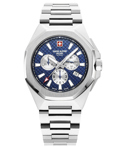 Swiss Alpine Military by Grovana Roloi Xronogafos Batarias me Asimi Metalliko Brasele SAM7005.9135