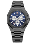 Swiss Alpine Military by Grovana Roloi Xronogafos Batarias me Mavro Metalliko Brasele SAM7005.9175