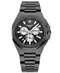 Swiss Alpine Military by Grovana Roloi Xronogafos Batarias me Mavro Metalliko Brasele SAM7005.9177
