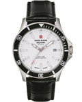 Swiss Alpine Military by Grovana Roloi Batarias me Mavro Dermatino Louraki SAM7022.1532
