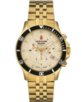 Swiss Alpine Military by Grovana Roloi Xronogafos Batarias me Xruso Metalliko Brasele SAM7022.9111