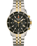 Swiss Alpine Military by Grovana Roloi Xronogafos Batarias me Xruso / Asimi Metalliko Brasele SAM7022.9147
