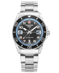 Swiss Alpine Military by Grovana Roloi Batarias me Asimi Metalliko Brasele SAM7029.1131