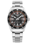 Swiss Alpine Military by Grovana Roloi Batarias me Asimi Metalliko Brasele SAM7029.1136