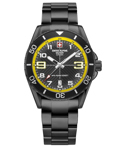 Swiss Alpine Military by Grovana Roloi Batarias me Mavro Metalliko Brasele SAM7029.1178