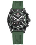 Swiss Alpine Military by Grovana Roloi Xronogafos Batarias me Prasino Kaoutsouk Louraki SAM7029.9874