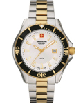 Swiss Alpine Military by Grovana Roloi Batarias me Xruso / Asimi Metalliko Brasele SAM7040.1142