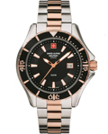 Swiss Alpine Military by Grovana Roloi Batarias me Roz Xruso / Asimi Metalliko Brasele SAM7040.1157
