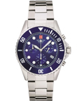 Swiss Alpine Military by Grovana Roloi Xronogafos Batarias me Asimi Metalliko Brasele SAM7053.9135