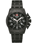 Swiss Alpine Military by Grovana Roloi Xronogafos Batarias me Mavro Metalliko Brasele SAM7063.9177