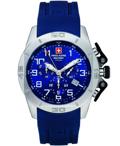 Swiss Alpine Military by Grovana Roloi Xronogafos Batarias me Ble Kaoutsouk Louraki SAM7063.9835