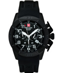 Swiss Alpine Military by Grovana Roloi Xronogafos Batarias me Mavro Kaoutsouk Louraki SAM7063.9877