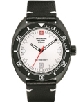 Swiss Alpine Military by Grovana Roloi Batarias me Mavro Dermatino Louraki SAM7066.1572