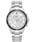 Swiss Alpine Military by Grovana Roloi Xronogafos Batarias me Asimi Metalliko Brasele SAM7089.9132