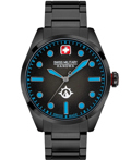 Swiss Military Hanowa Roloi Batarias me Mavro Metalliko Brasele SMWGG2100530