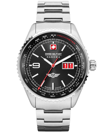 Swiss Military Hanowa Ρολόι Μπαταρίας με Ασημί Μεταλλικό Μπρασελέ SMWGH2101006