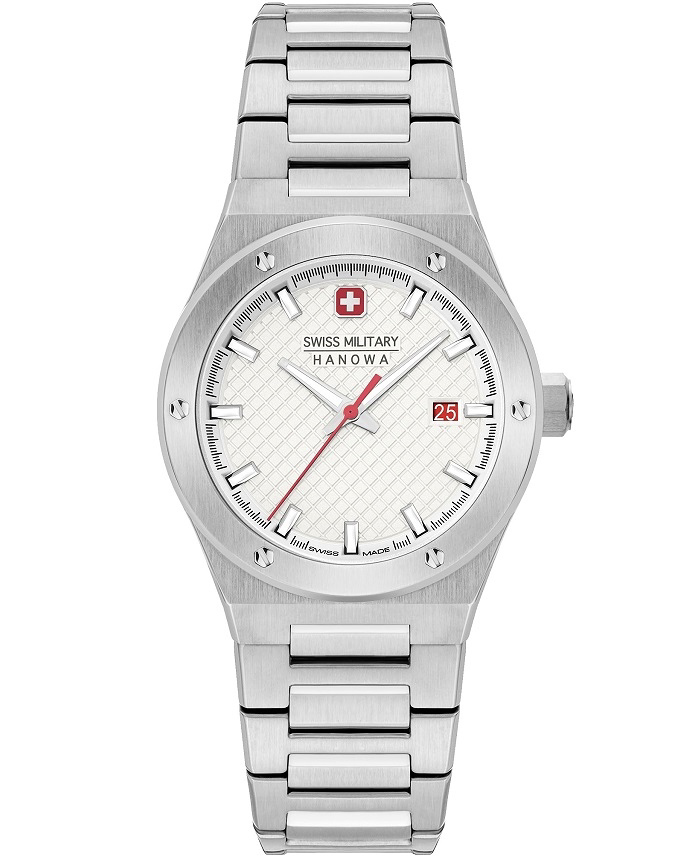 Swiss Military Hanowa Roloi Batarias me Asimi Metalliko Brasele SMWLH2101801