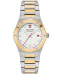 Swiss Military Hanowa Roloi Batarias me Xruso / Asimi Metalliko Brasele SMWLH2101860