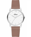 S.Oliver Roloi Batarias me Kafe Dermatino Louraki SO-4153-LQ