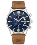 Timberland Roloi Xronogafos Batarias me Kafe Dermatino Louraki TDWGC9001202