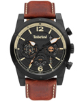 Timberland Holyoke Roloi Batarias me Kafe Dermatino Louraki TDWGF2100001