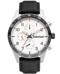 Timberland Chicopee Roloi Xronogafos Batarias me Mavro Dermatino Louraki TDWGF2100501