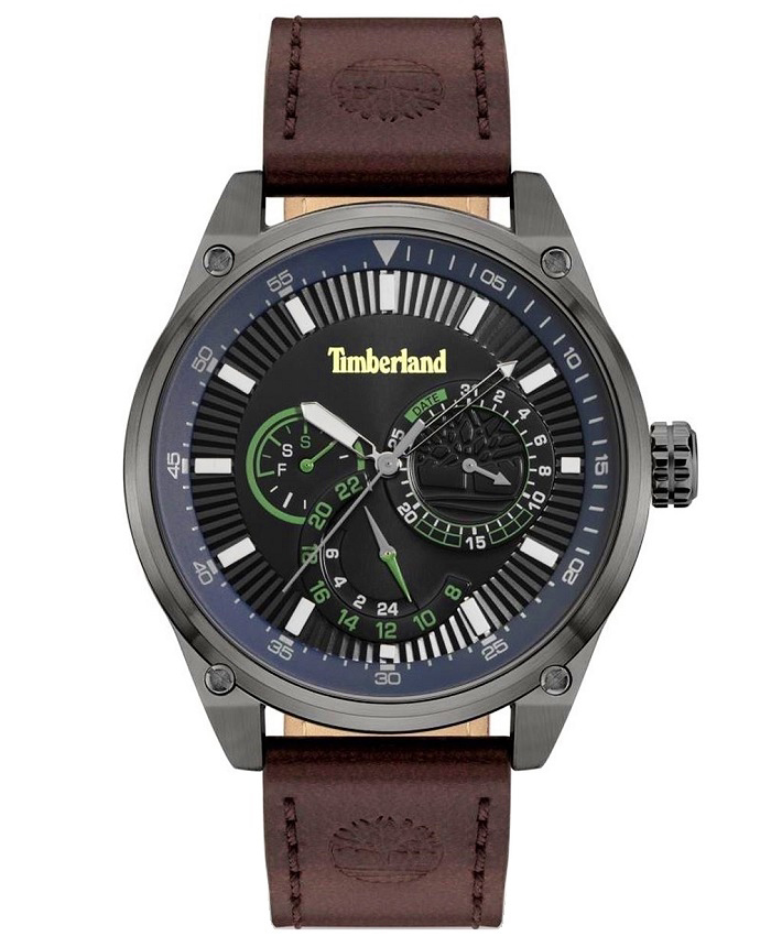 Timberland Dumbarton-Z Roloi Batarias me Kafe Dermatino Louraki TDWGF9000903