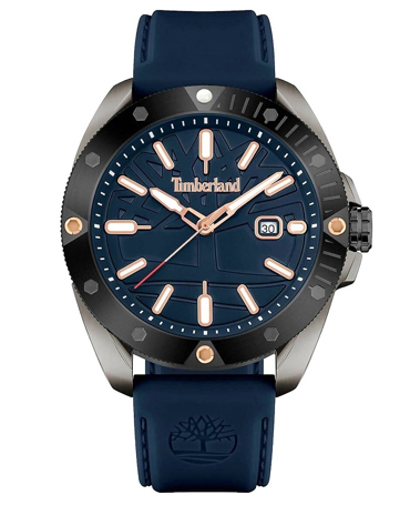 Timberland Carrigan Ρολόι Μπαταρίας με Μπλε Καουτσούκ Λουράκι TDWGN2102901