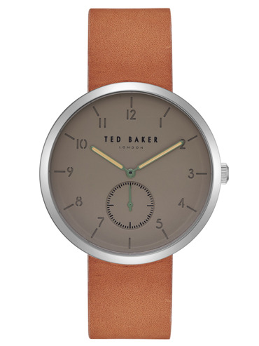 Ted Baker Josh Ρολόι Μπαταρίας με Καφέ Δερμάτινο Λουράκι TE50011008