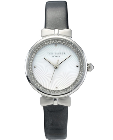 Ted Baker Jessica Ρολόι Μπαταρίας με Μαύρο Δερμάτινο Λουράκι TE50861002