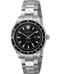 Versace Hellenyium Roloi Batarias me Asimi Metalliko Brasele GMT V11100017