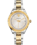 Versace Hellenyium Roloi Batarias me Xruso / Asimi Metalliko Brasele V12030015