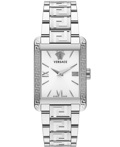 Versace Tonneau Lady Roloi Batarias me Asimi Metalliko Brasele VE1C00722