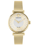 Versace Roloi Batarias me Xruso Metalliko Brasele VE1CA0623