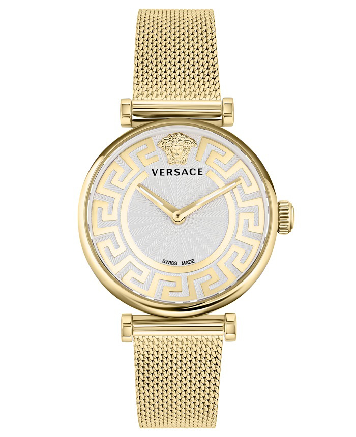 Versace Roloi Batarias me Xruso Metalliko Brasele VE1CA0623