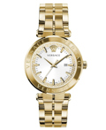 Versace Aion Roloi Batarias me Xruso Metalliko Brasele VE2G00521