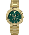 Versace V-Extreme Pro Roloi Xronogafos Batarias me Xruso Metalliko Brasele VE2H00521