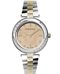 Versace New Roloi Batarias me Xruso / Asimi Metalliko Brasele VE2J00621