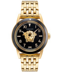 Versace V-Palazzo Roloi Batarias me Xruso Metalliko Brasele VE2V00322