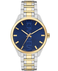 Versace V-Vertical Roloi Batarias me Xruso / Asimi  Metalliko Brasele VE3H00422