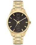 Versace V-Vertical Roloi Batarias me Xruso Metalliko Brasele VE3H00622